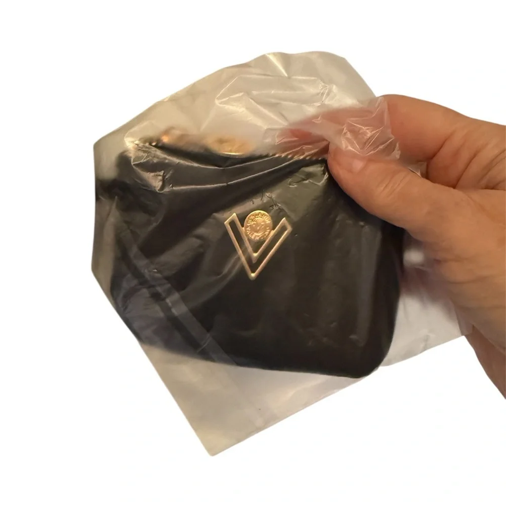 Valentino Orlandi Black Bag with Gold Accents - Picture 2 of 9